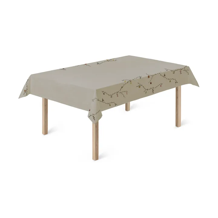 Hammershøi Christmas Tablecloth sand - 150x270 cm - Kähler