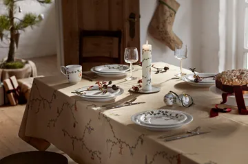 Hammershøi Christmas Tablecloth sand - 150x270 cm - Kähler