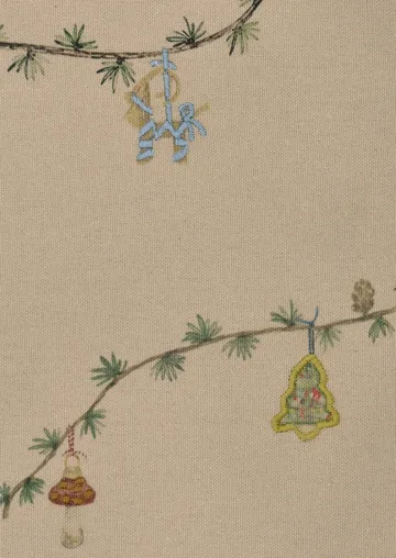 Hammershøi Christmas Tablecloth sand - 150x320 cm - Kähler