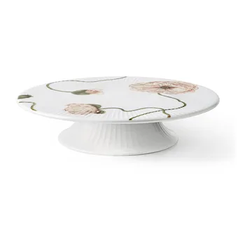 Hammershøi Poppy Cake platter Ø30 cm - White - Kähler