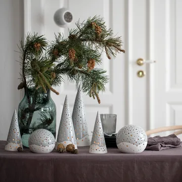 Nobili candle holder grey - small - Kähler