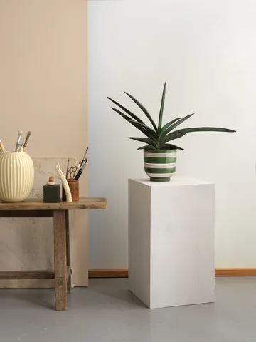 Omaggio Nuovo flowerpot Ø15 cm - Green - Kähler