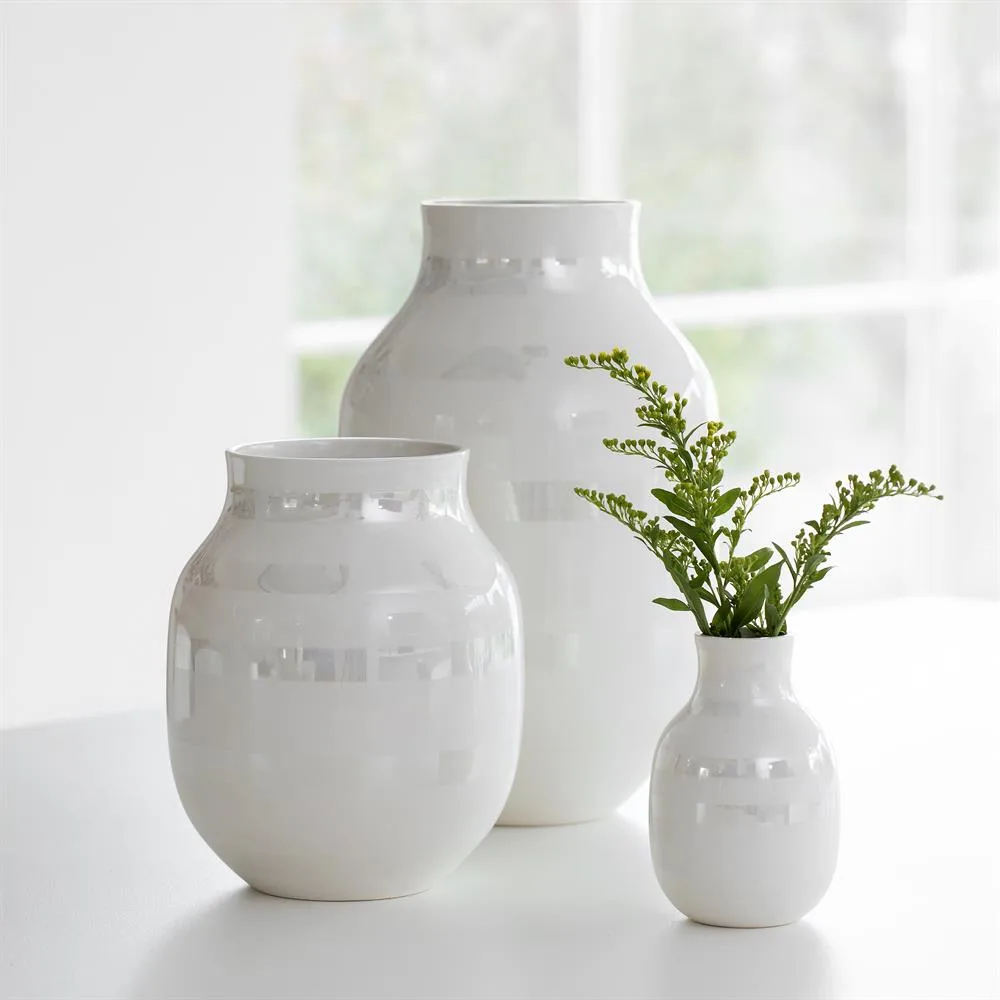 Omaggio vase pearl, medium Kähler