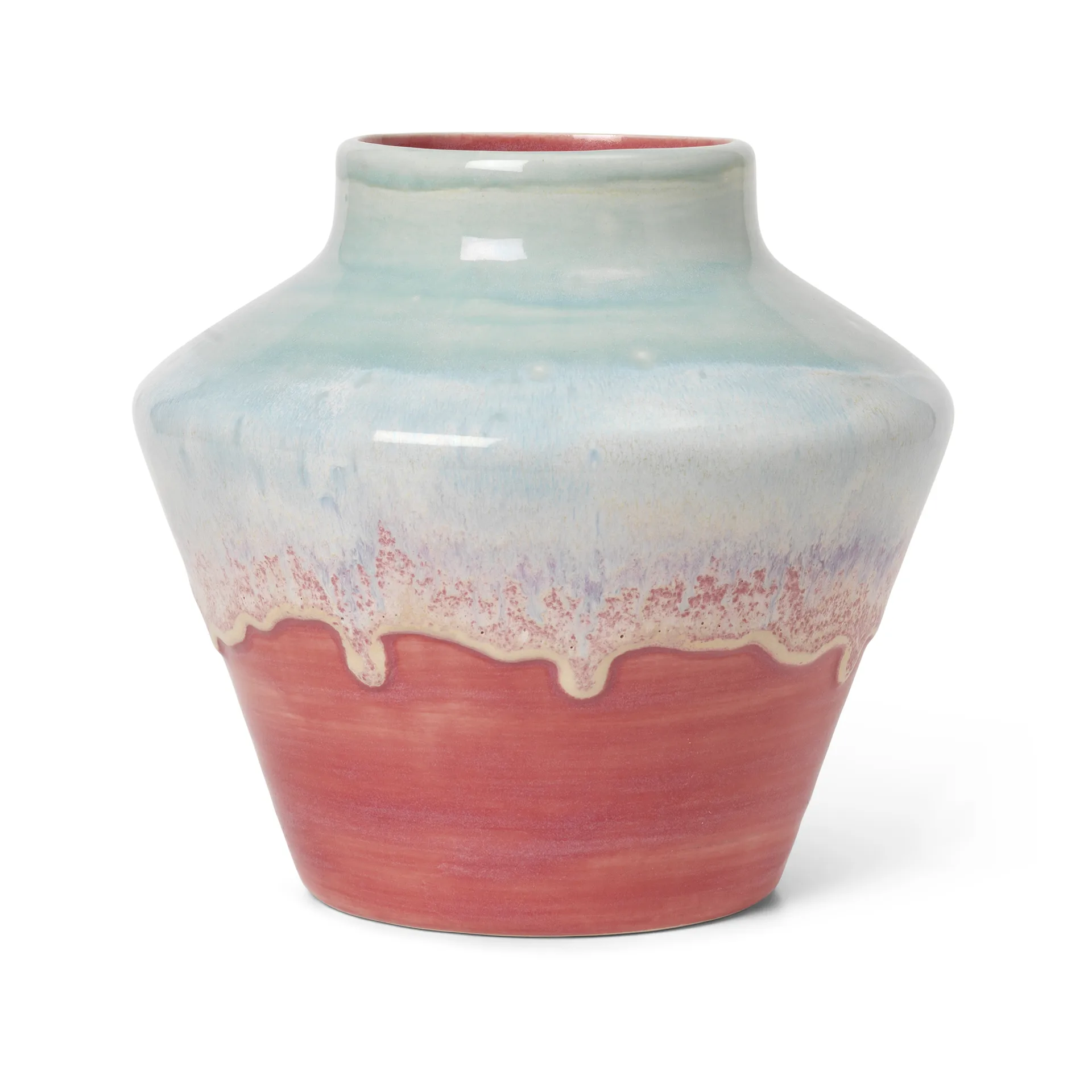Poppery vase 20.5 cm, Mint-pink Kähler