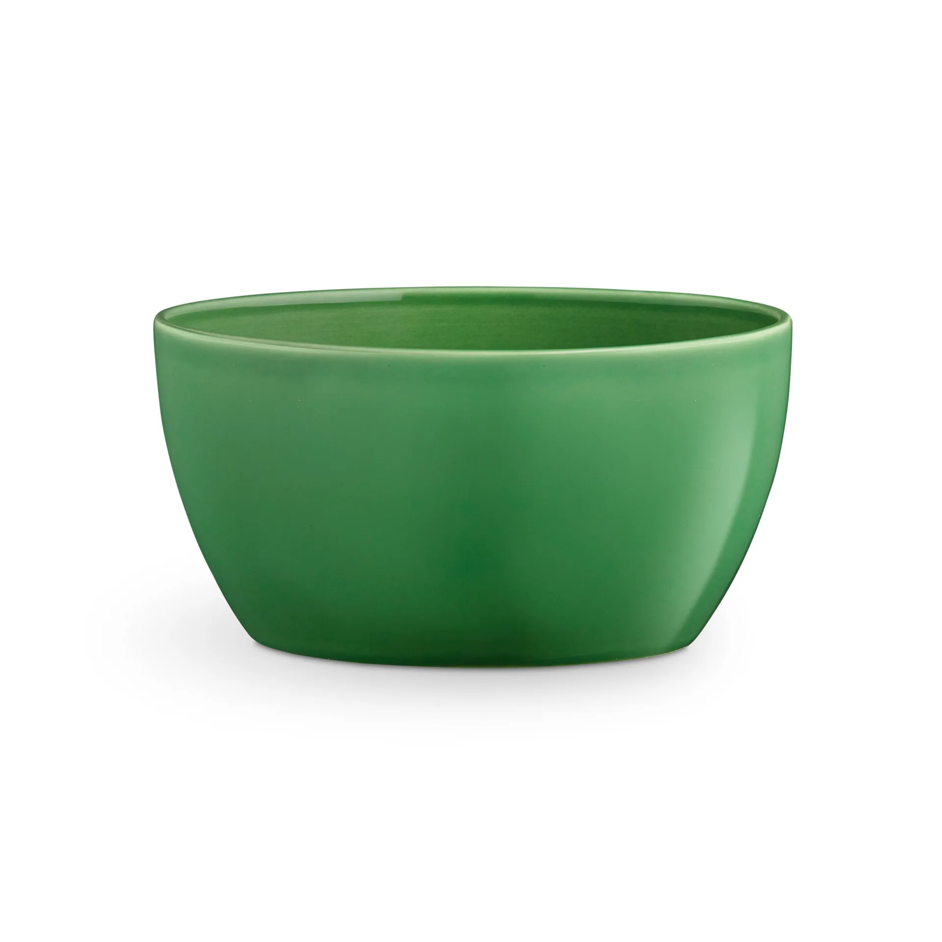 Ursula oval bowl 12x17 cm, dark green Kähler