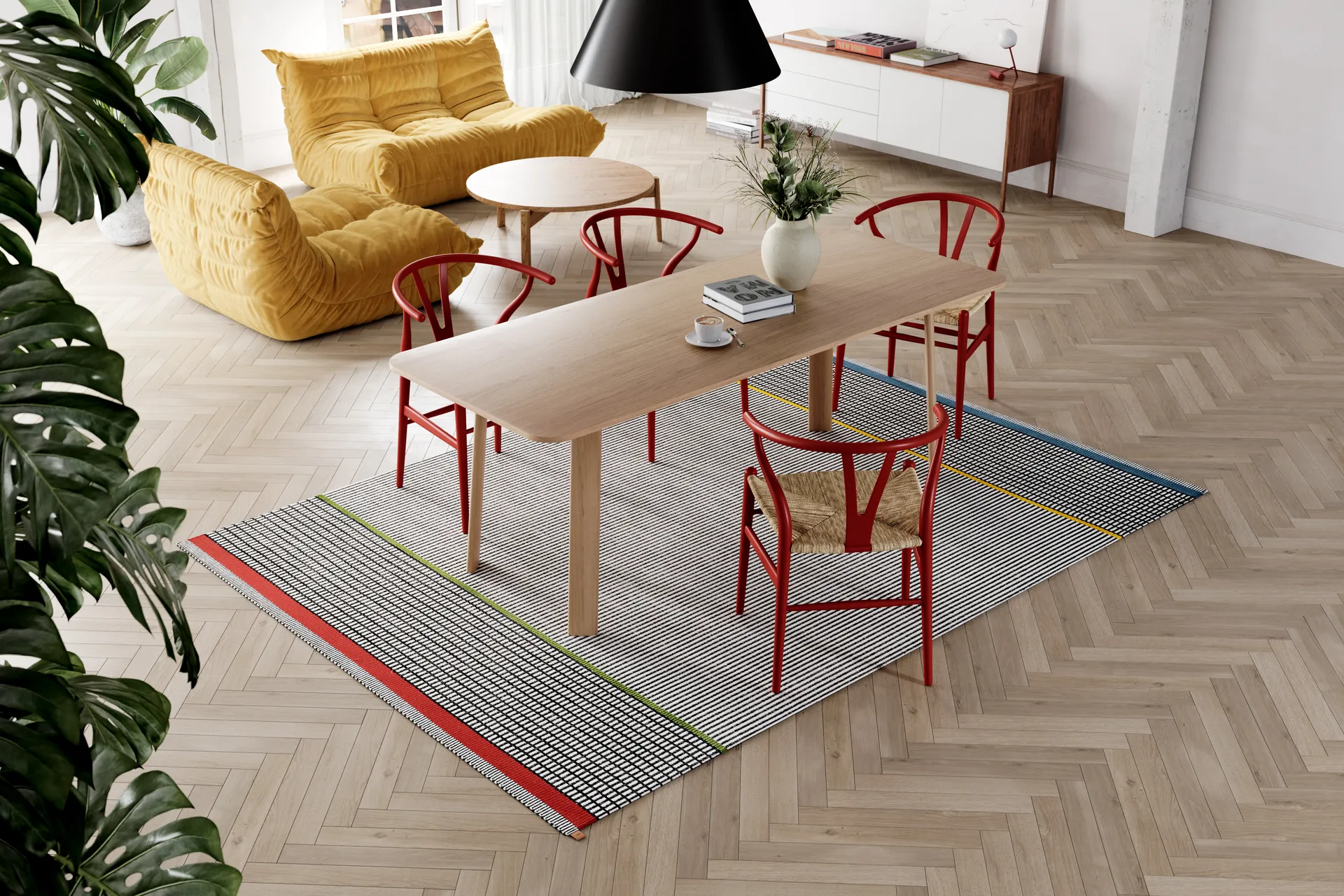 Brochure rug 200x300 cm, Multi Kasthall