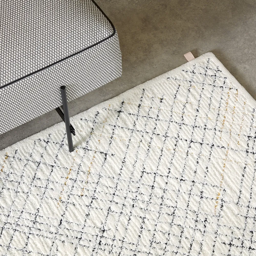Diamond rug, White diamond 170x240 cm Kasthall