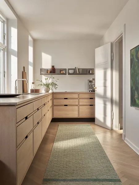 Goose Eye Anniversary rug, Minty fresh, 240x350 cm Kasthall