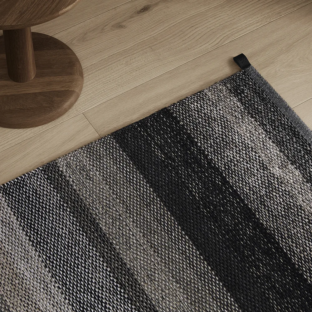 Harvest hallway runner, Black-grey 90x240 cm Kasthall