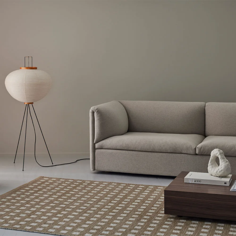 Sugar Cube Icon rug, Rye beige 884 160x240 cm Kasthall