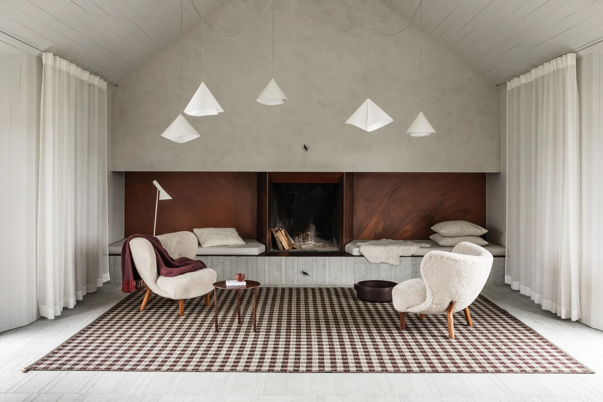 Vichy carpet 195x300 cm, Cassis 681 Kasthall