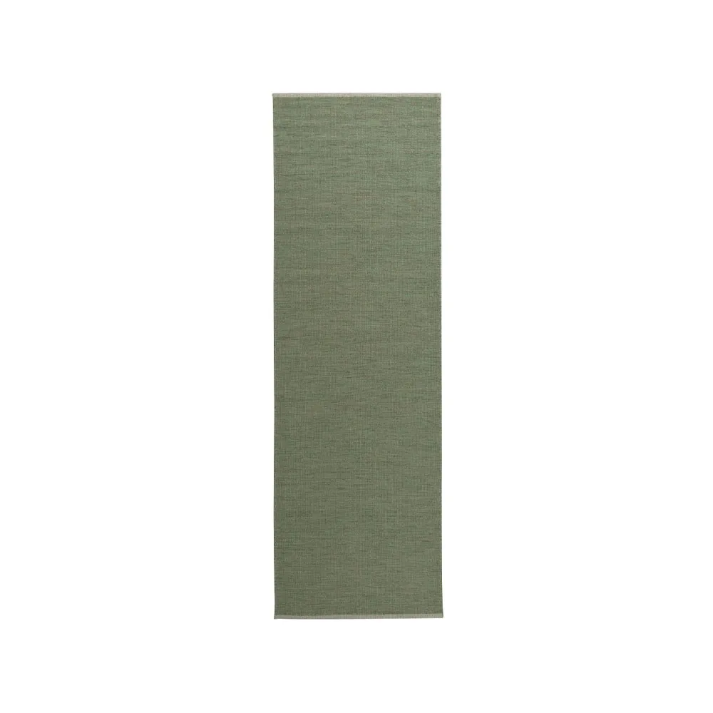 Allium hallway carpet 80 x 250 cm, Willow green Kateha