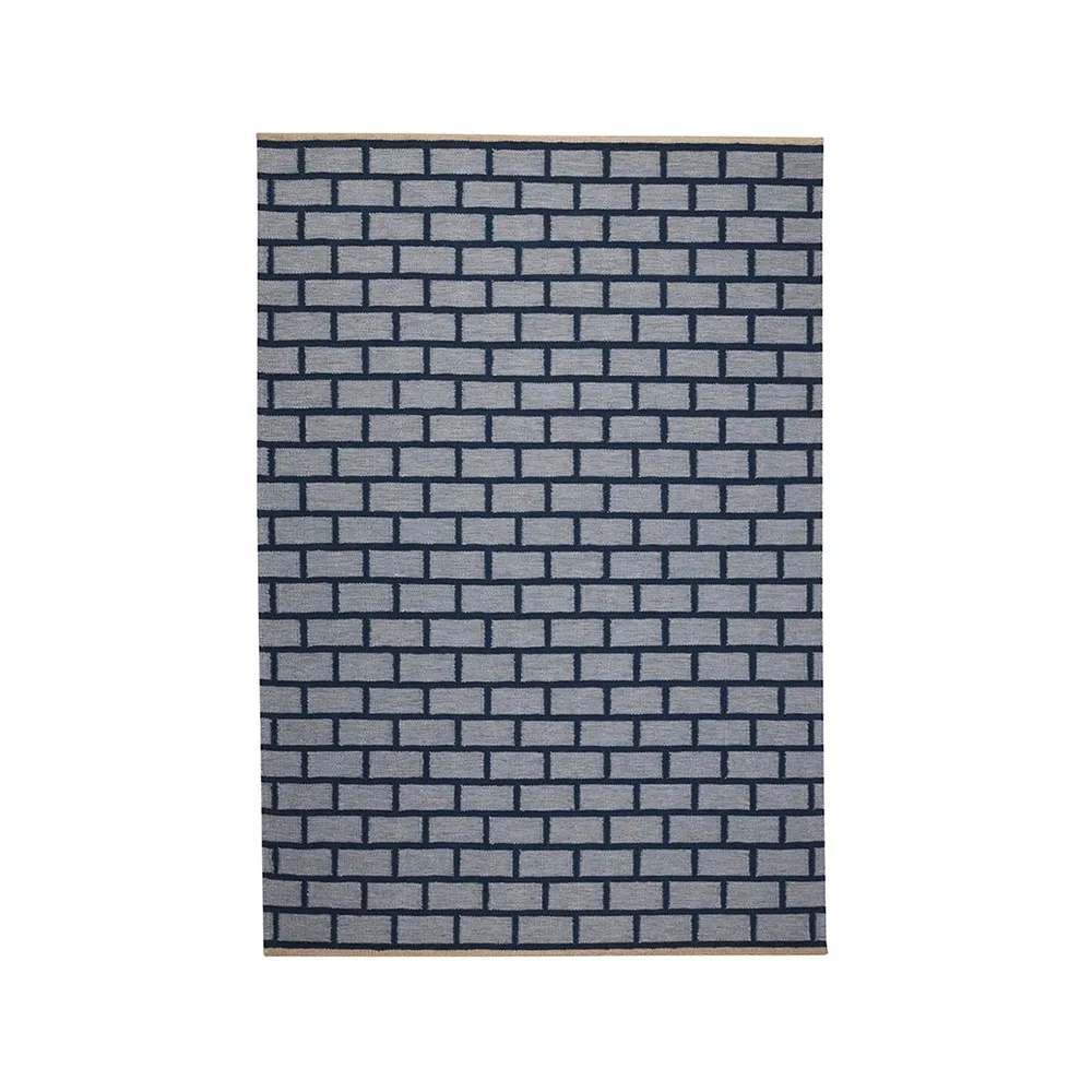 Brick rug, Blue, 170x240 cm Kateha