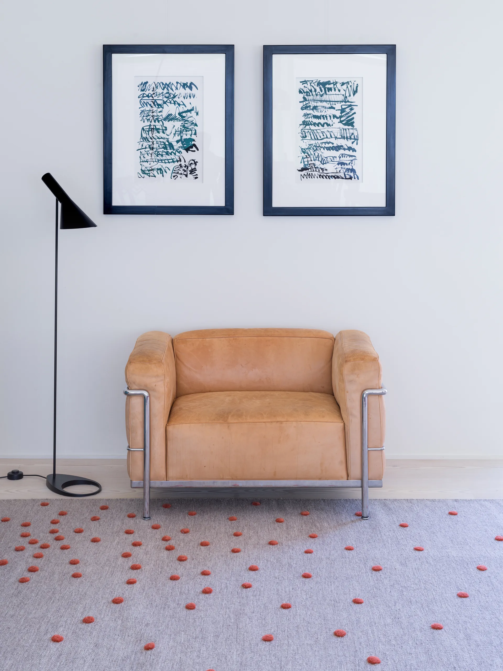 Bula runner rug, Coral, 80x250 cm Kateha