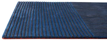 Dunes Straight rug - Blue, 170x240 cm - Kateha