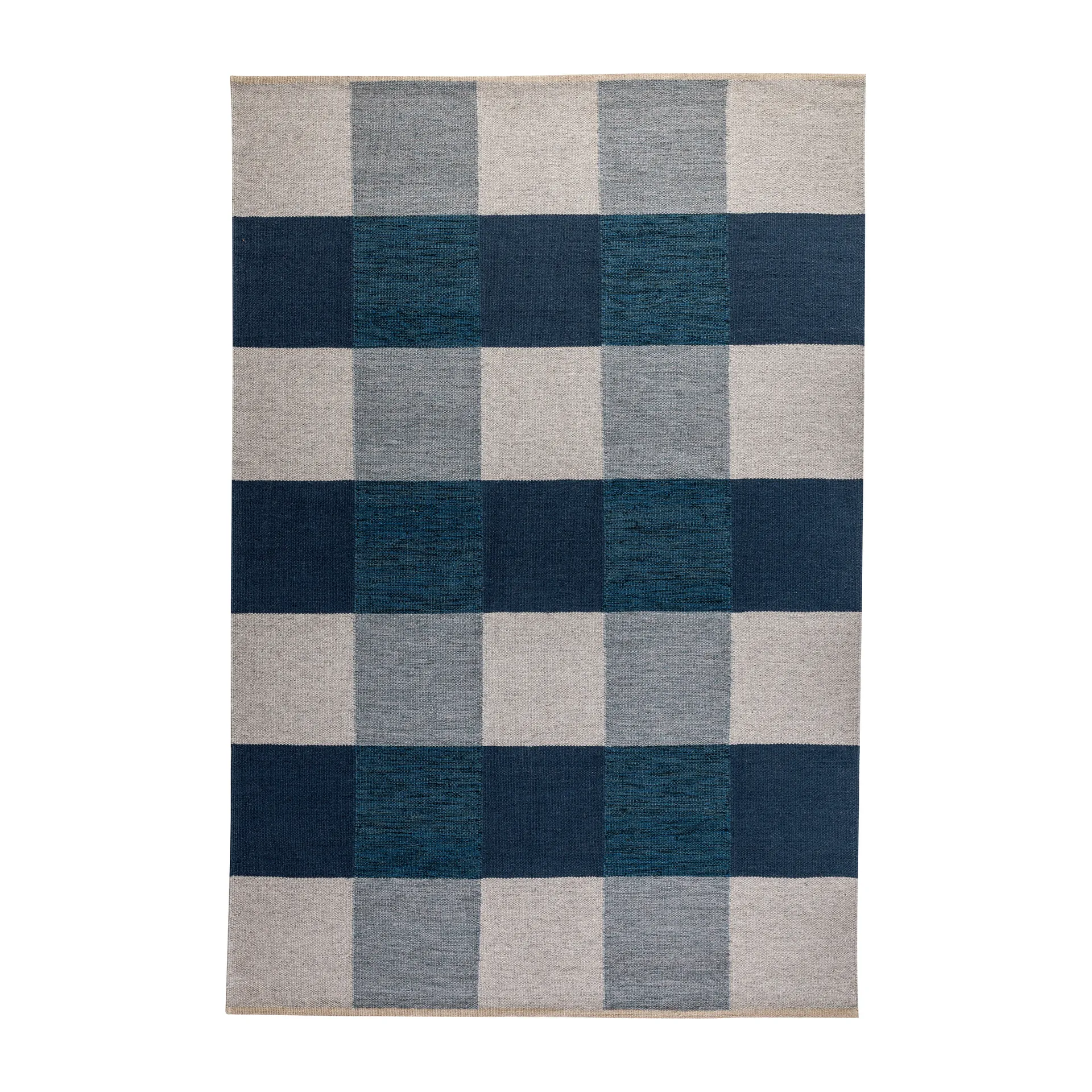 Night and Day handwoven rug 170x240 cm, Blue 170x240 cm Kateha