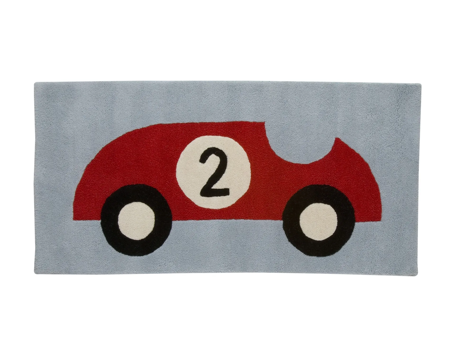 Rally rug, light blue rug Kateha