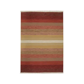 Tofta wave rug - Red, 170x240 cm - Kateha