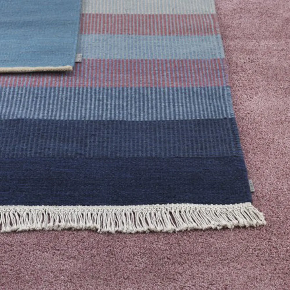 Tofta wave rug, Red, 170x240 cm Kateha