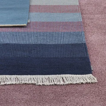 Tofta wave rug - Red, 200x300 cm - Kateha