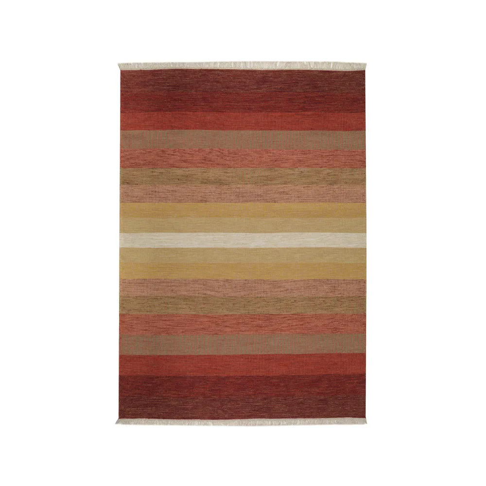 Tofta wave rug, Red, 200x300 cm Kateha