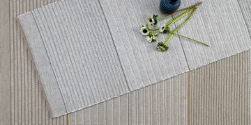 Tribulus Three wool rug - Beige, 170x240 cm - Kateha