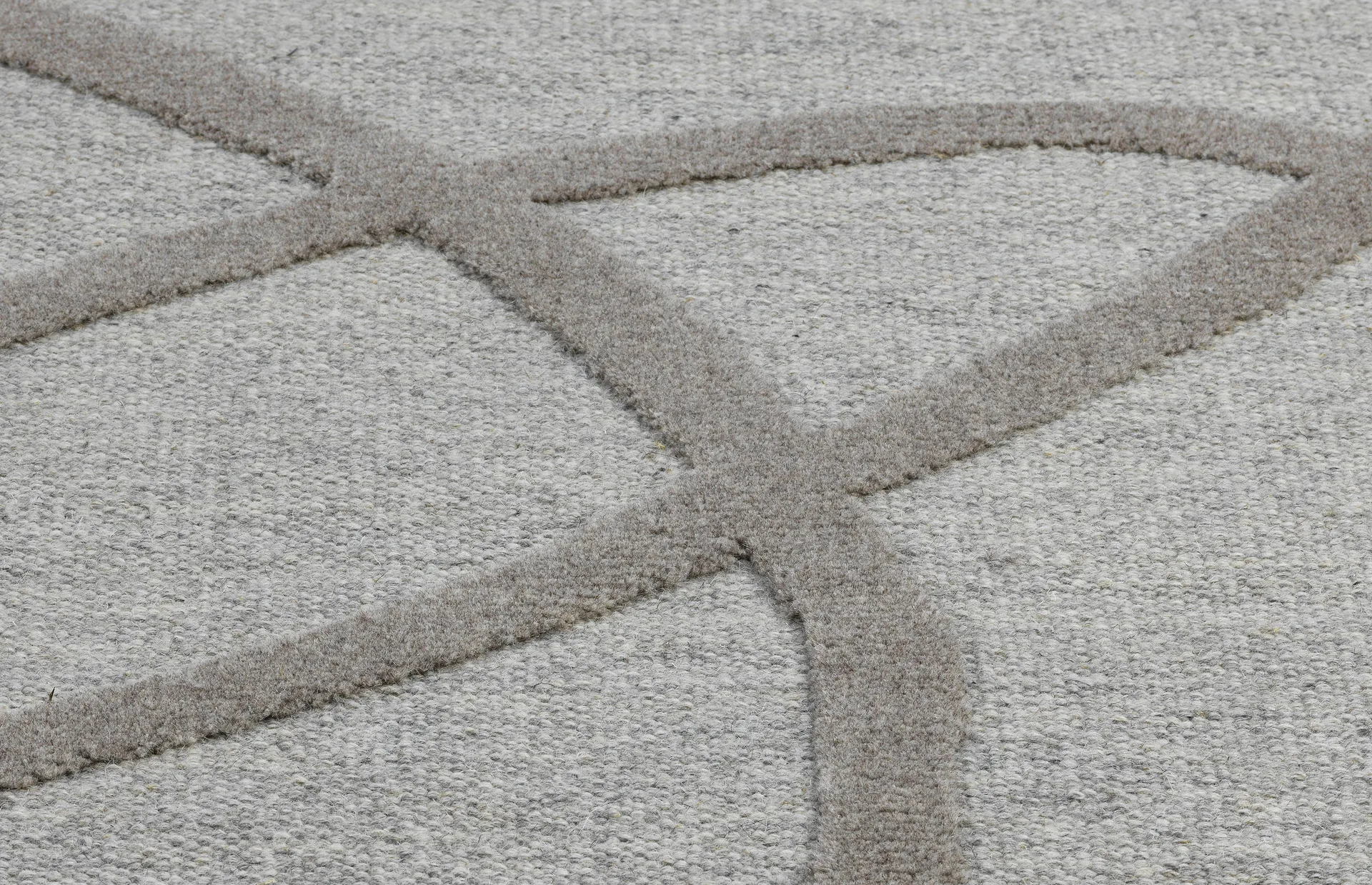 Verbena wool rug, Brown, 170x240 cm Kateha