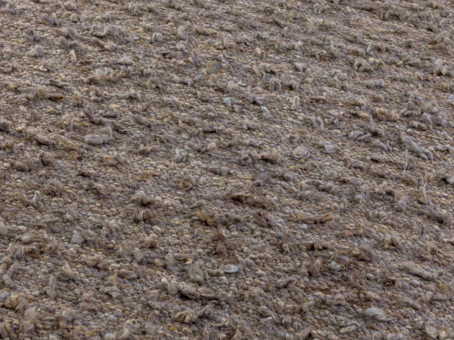 Woolly rug, Light brown 170x240 cm Kateha