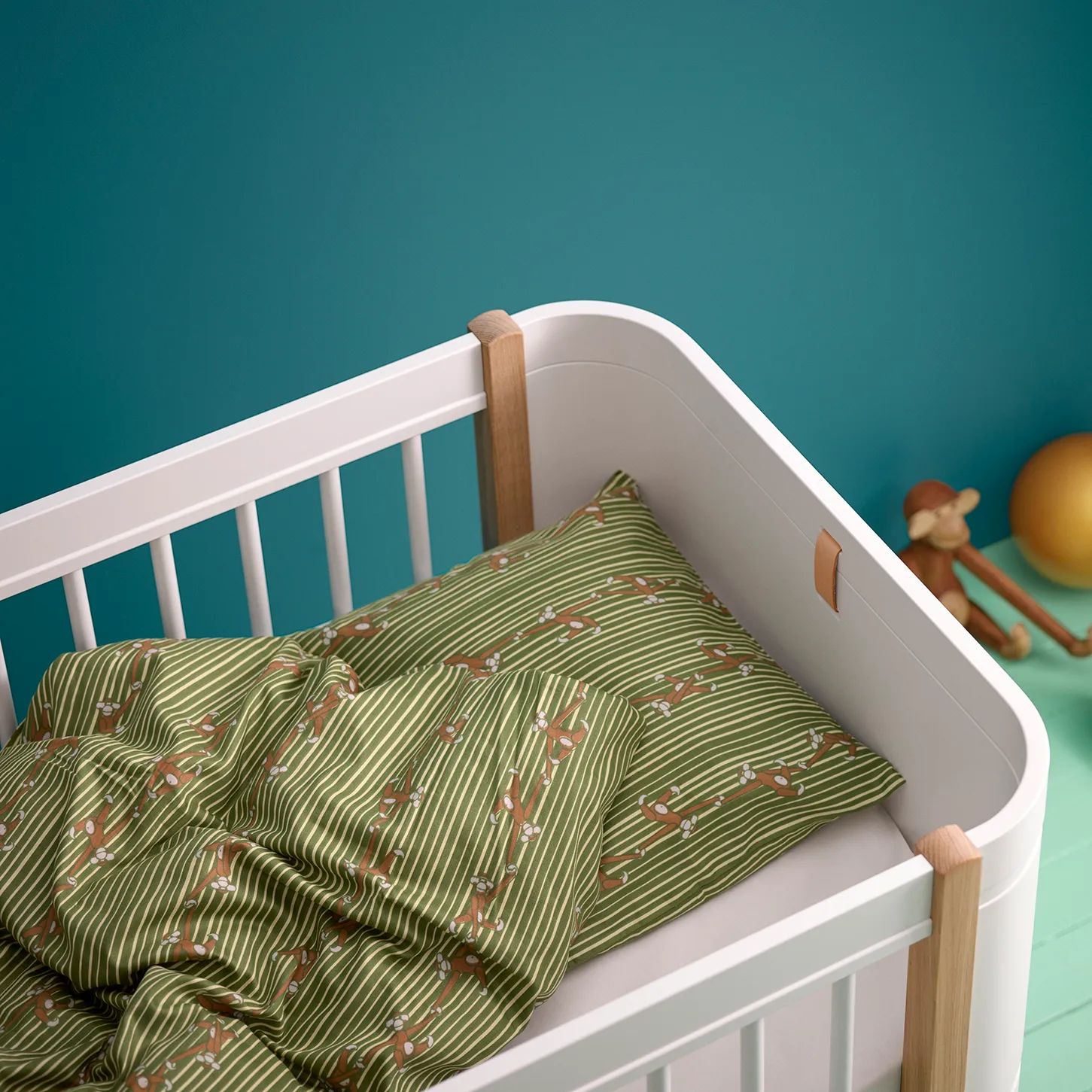 Kay Bojesen bed set monkey 70x100 cm, green Kay Bojesen Denmark