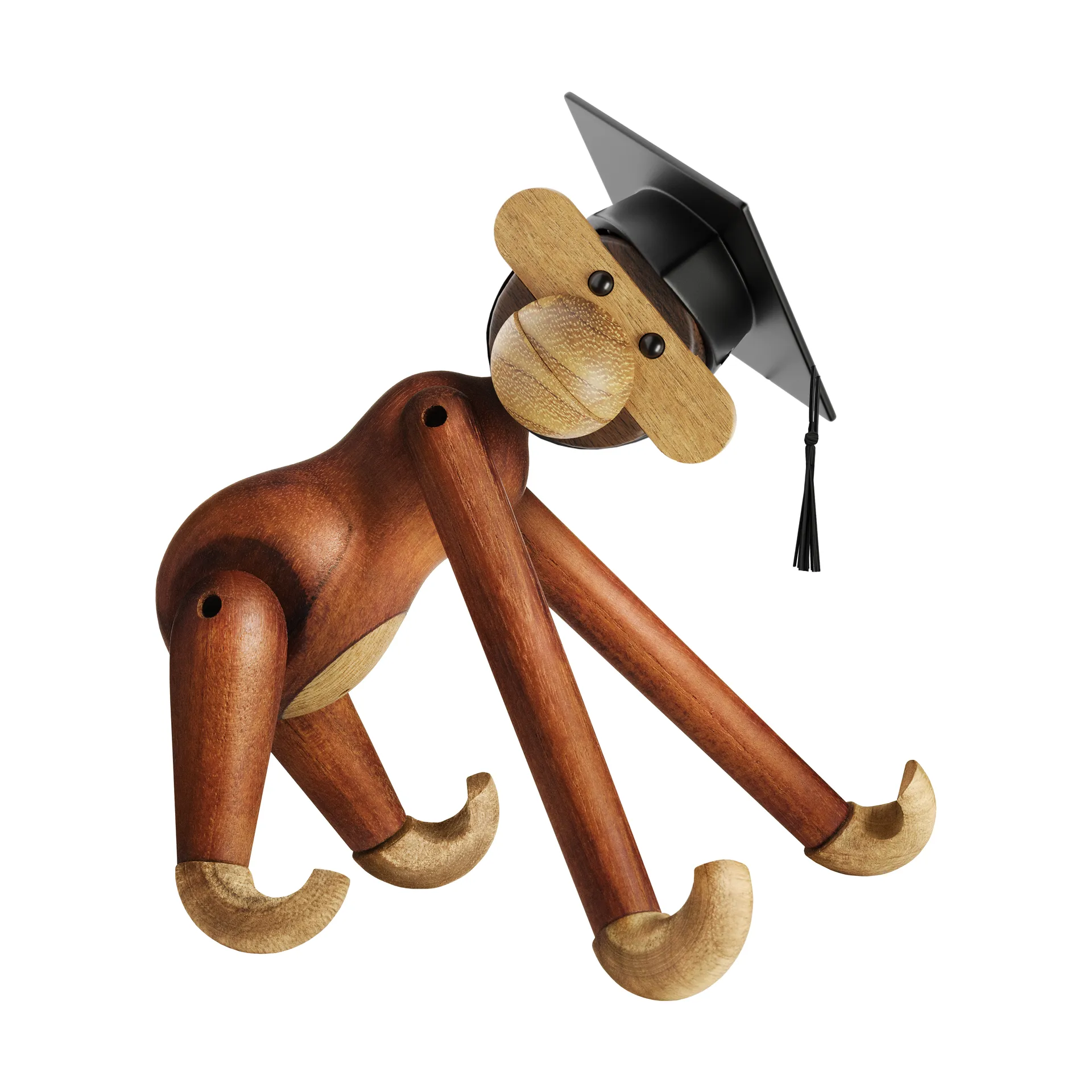 Kay Bojesen graduation cap for monkey small, Black Kay Bojesen Denmark