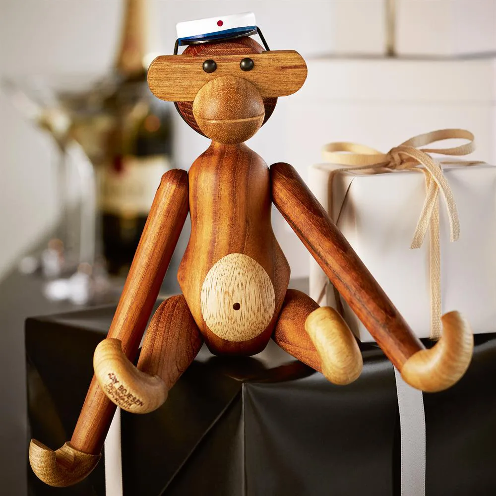 Kay Bojesen monkey with blue student cap,  Kay Bojesen Denmark
