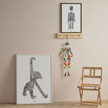 Kay Bojesen poster monkey - 50x70 cm - Kay Bojesen Denmark