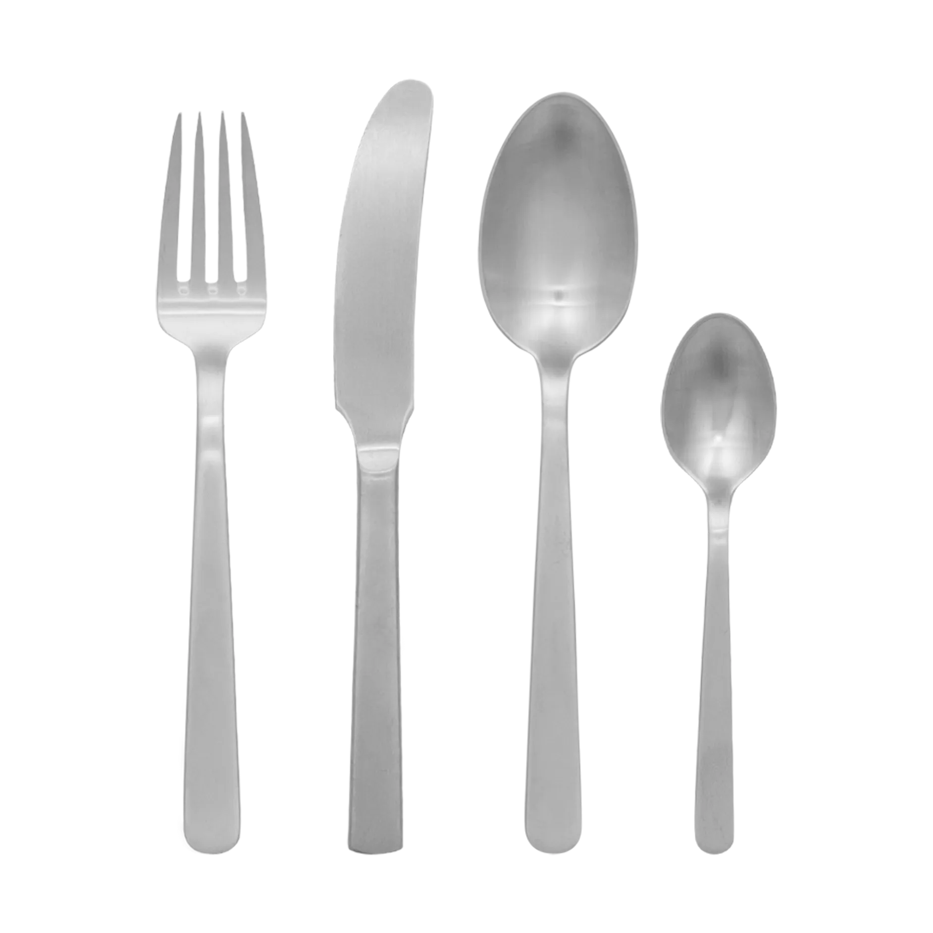 Grand Prix cutlery 24 pieces, Matte steel Kay Bojesen