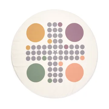 Kid's Base play mat Ludo Ø110 cm - White - Kid's Concept