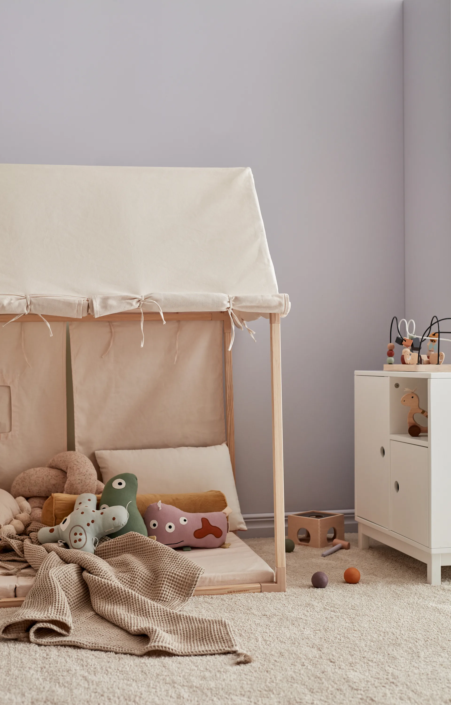 Kid's Base play tent, Natural white Kid's Concept