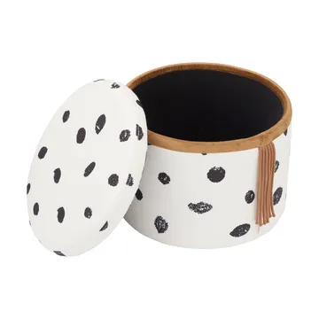 Pippi pouf with storage Ø40x30.5 cm - Multi - Kid's Concept