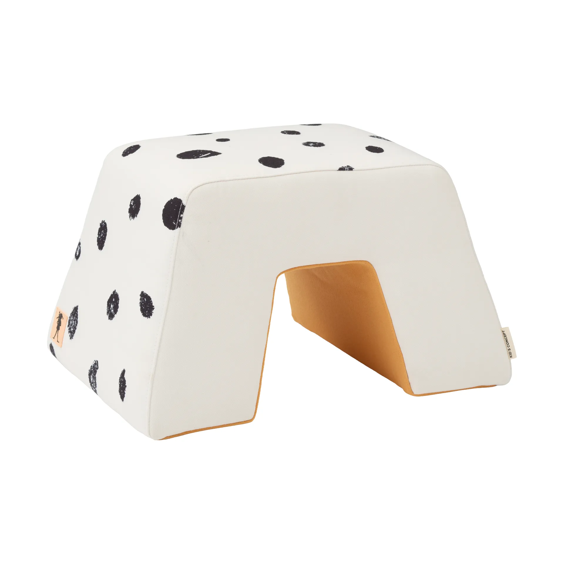 Pippi stool, White-orange Kid's Concept