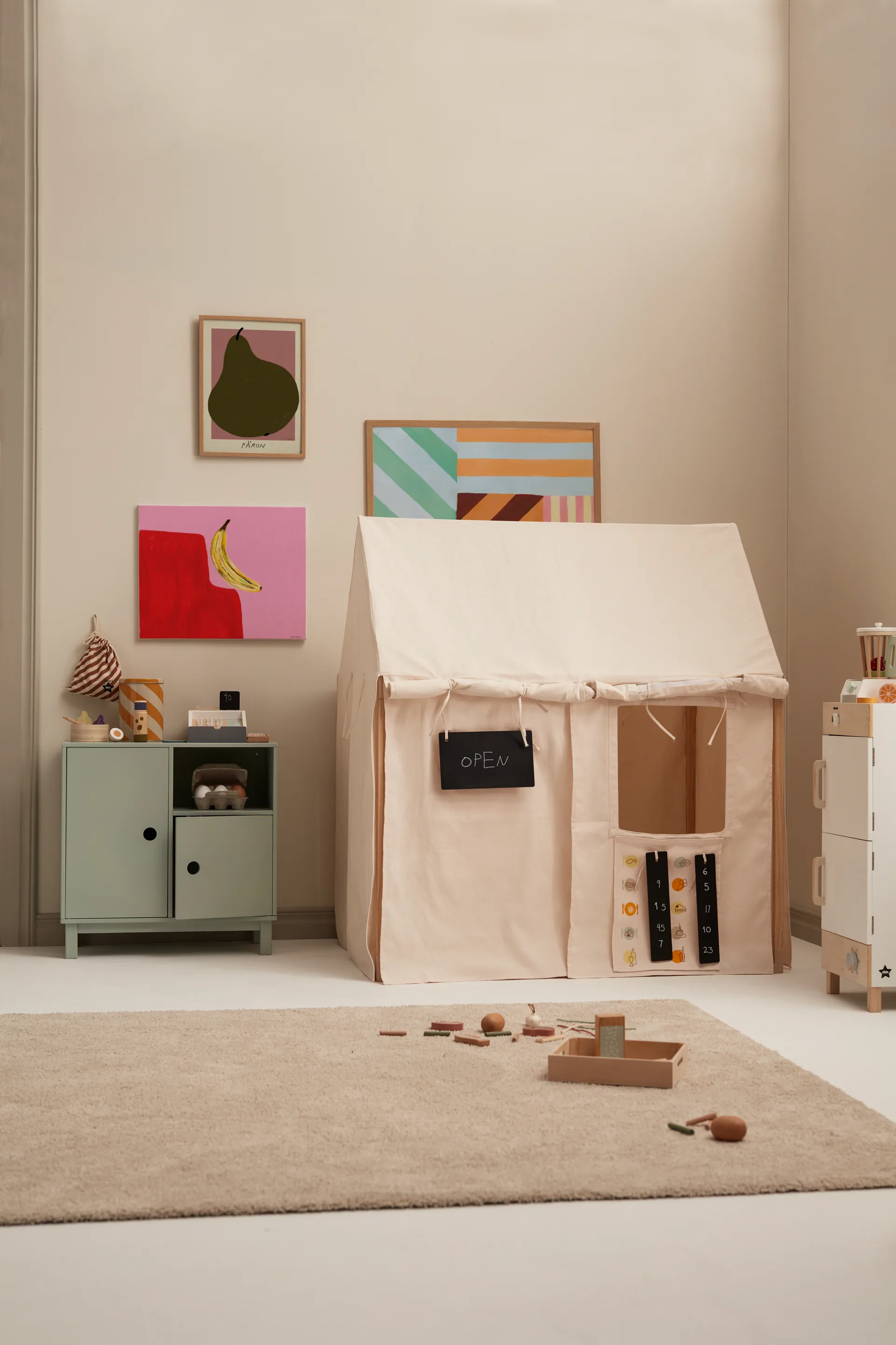 Star cupboard, Light-green Kid's Concept