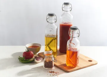 Kilner bottle with swing top - Clear, 1 L - Kilner