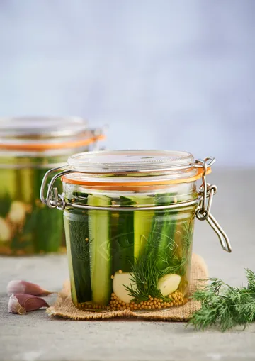 Kilner round jar with clamp - Clear, 350 ml - Kilner