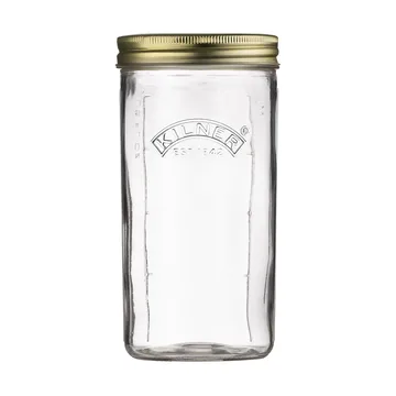 Kilner WIDE preserving jar - Clear-gold, 1 L - Kilner