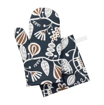 Botanical Garden oven glove - multi - Klippan Yllefabrik