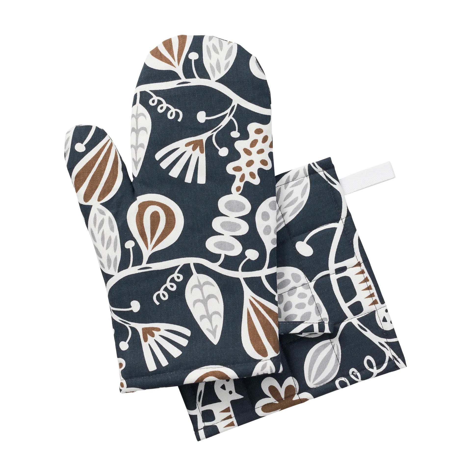 Botanical garden oven mitt, multi Klippan Yllefabrik