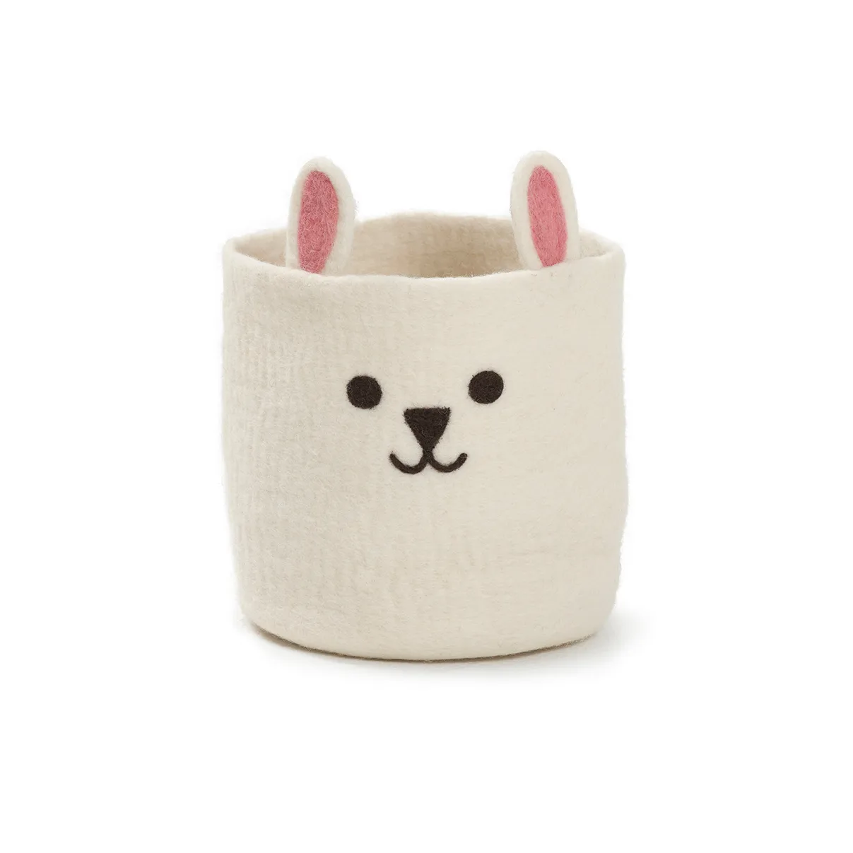 Rabbit basket Ø20 cm, White Klippan Yllefabrik