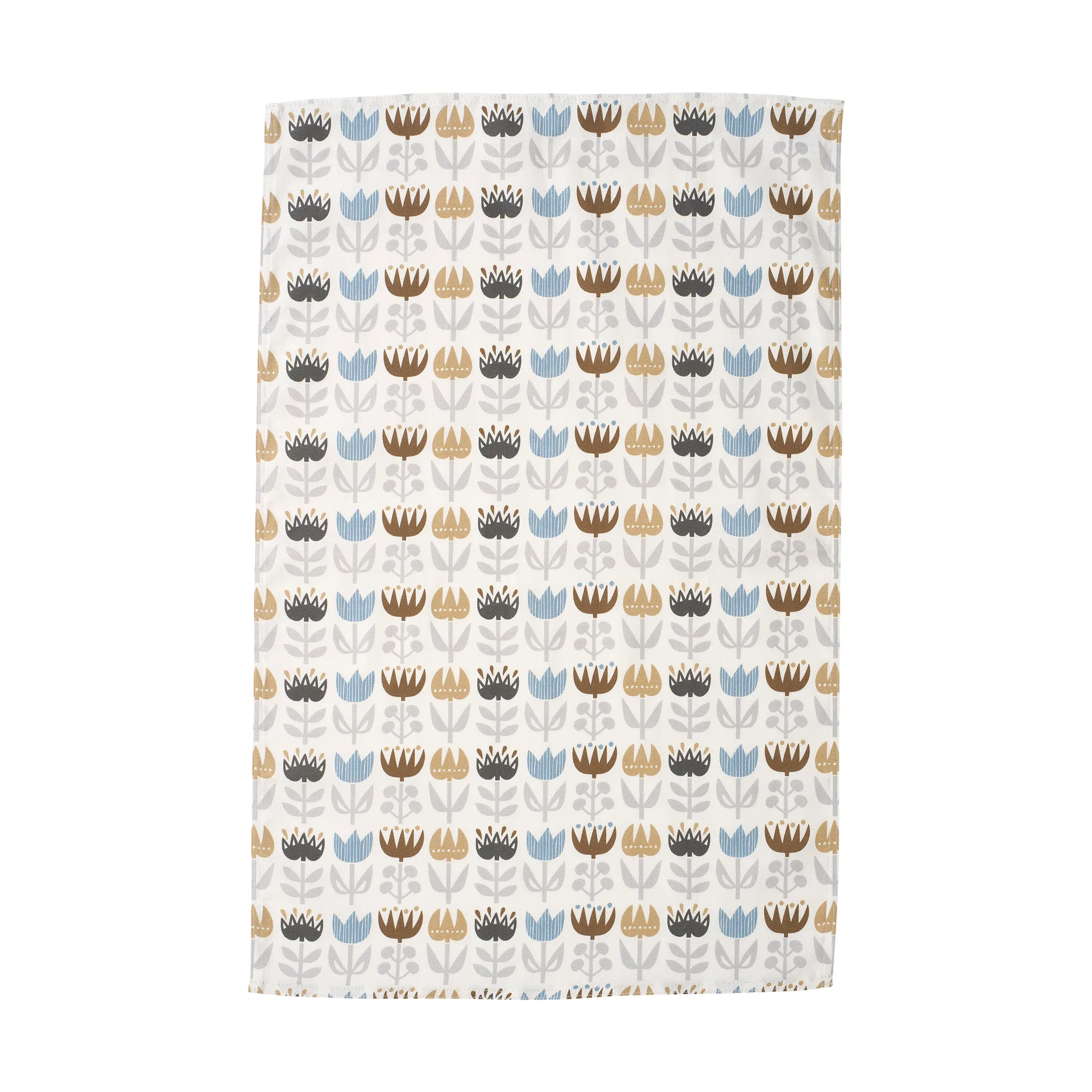 Tulip kitchen towel 46x70 cm, Grey Klippan Yllefabrik