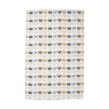 Tulip kitchen towel 46x70 cm - Grey - Klippan Yllefabrik
