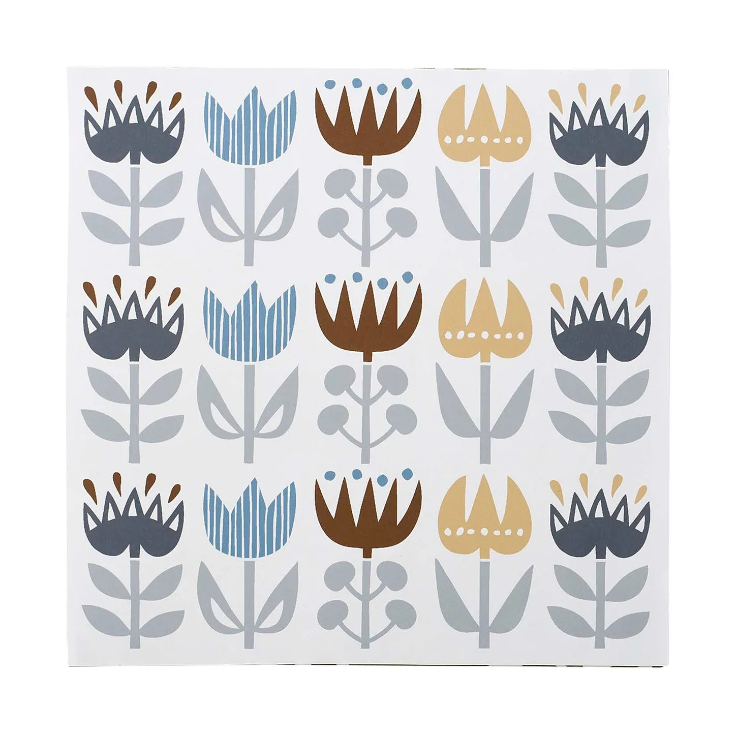 Tulip napkin 33x33 cm 20-pack, Grey Klippan Yllefabrik