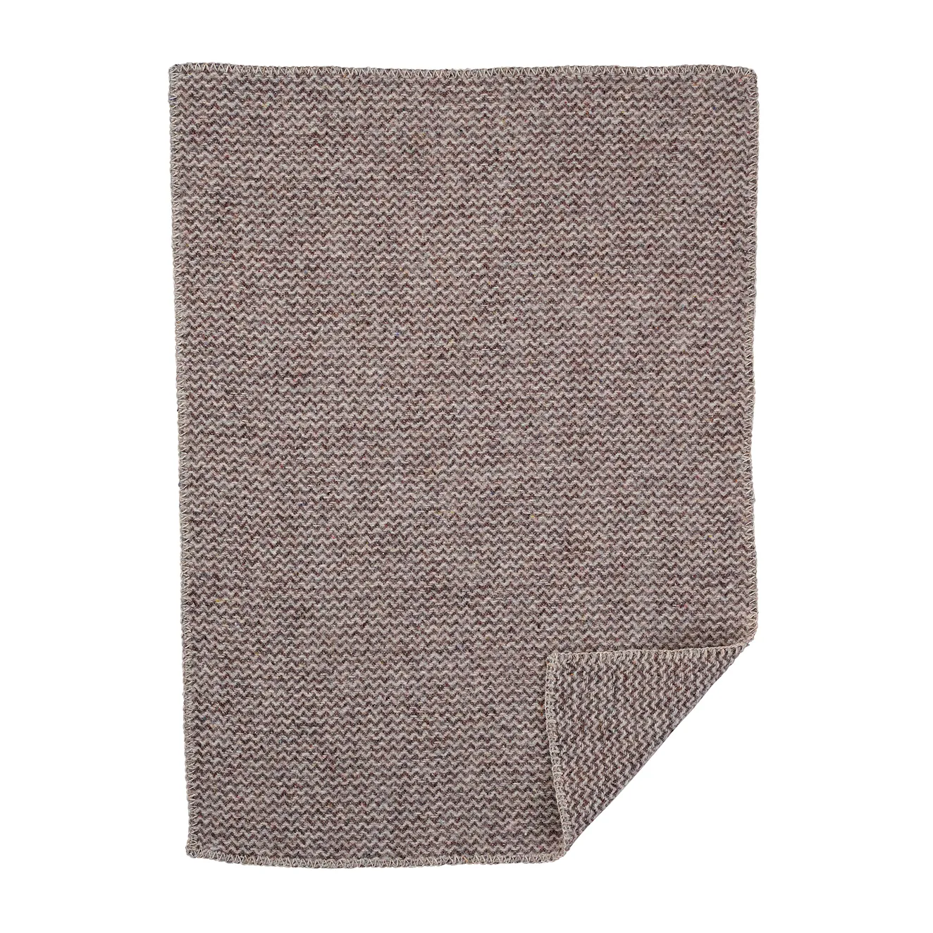 Wave Baby children's blanket, natural brown Klippan Yllefabrik