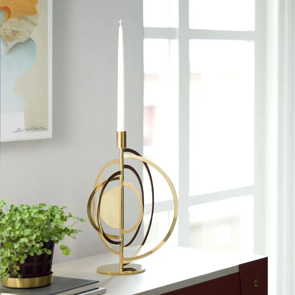 Cirkus Candlestick, Black, small KLONG