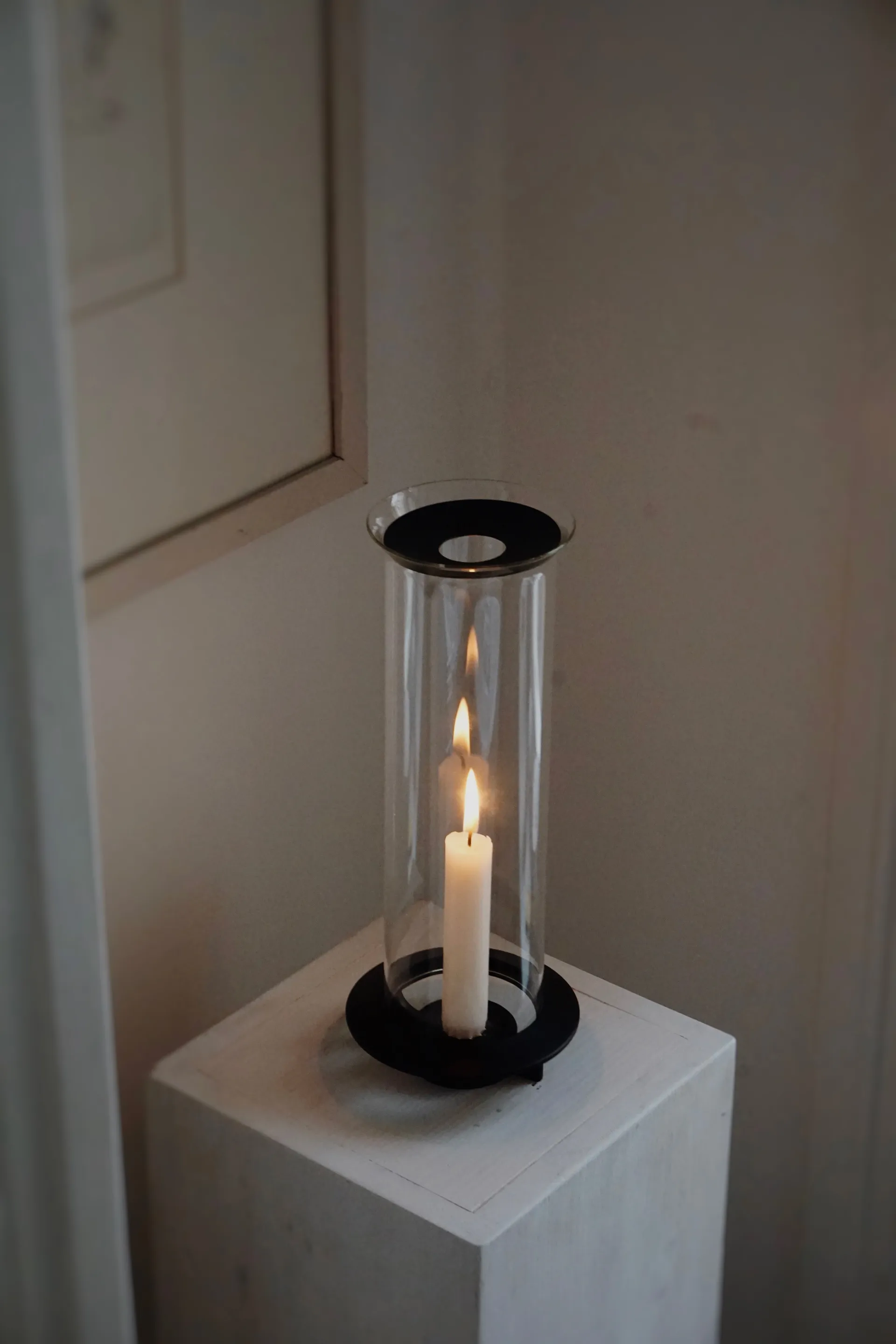 Fyr candlestick, Black KLONG